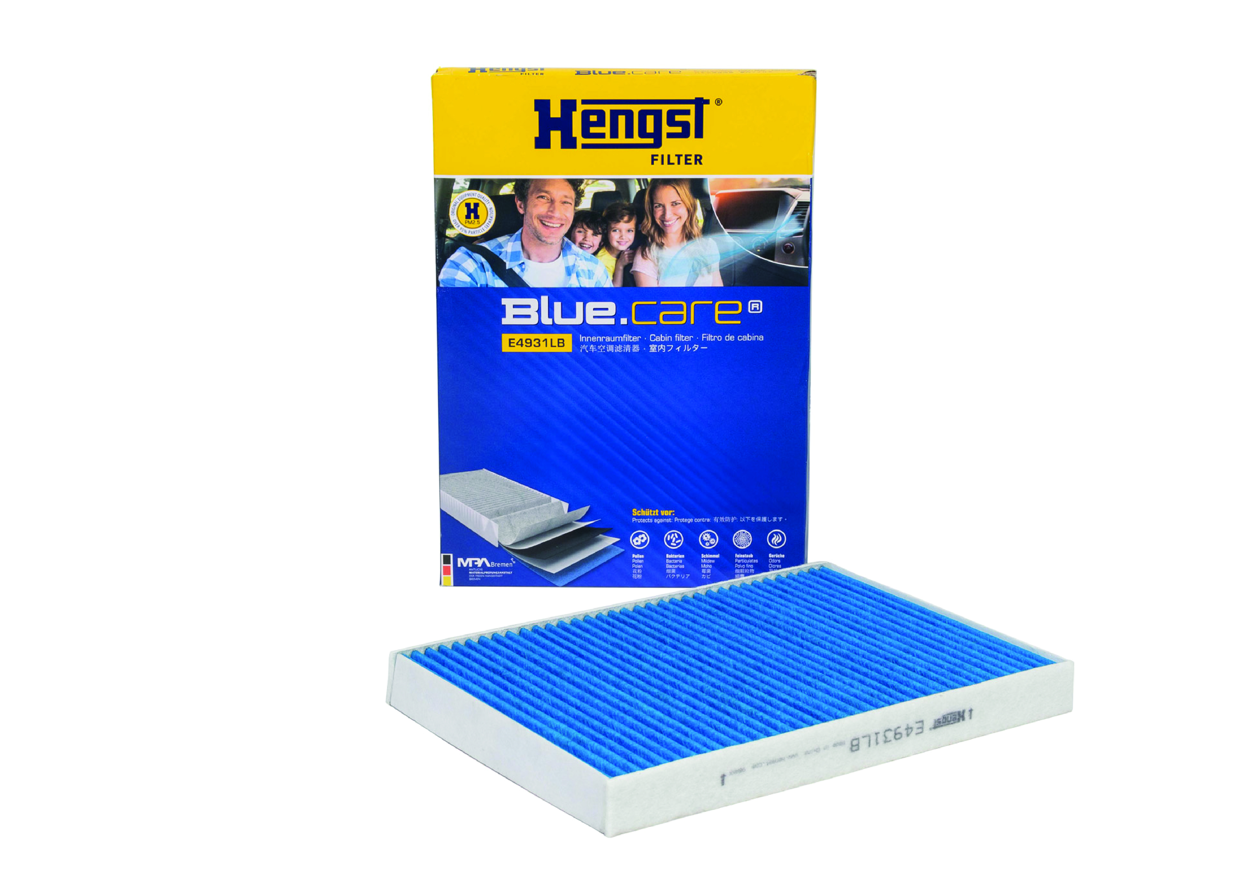 Hengst Blue.care Biofunctional Cabin Air Filter